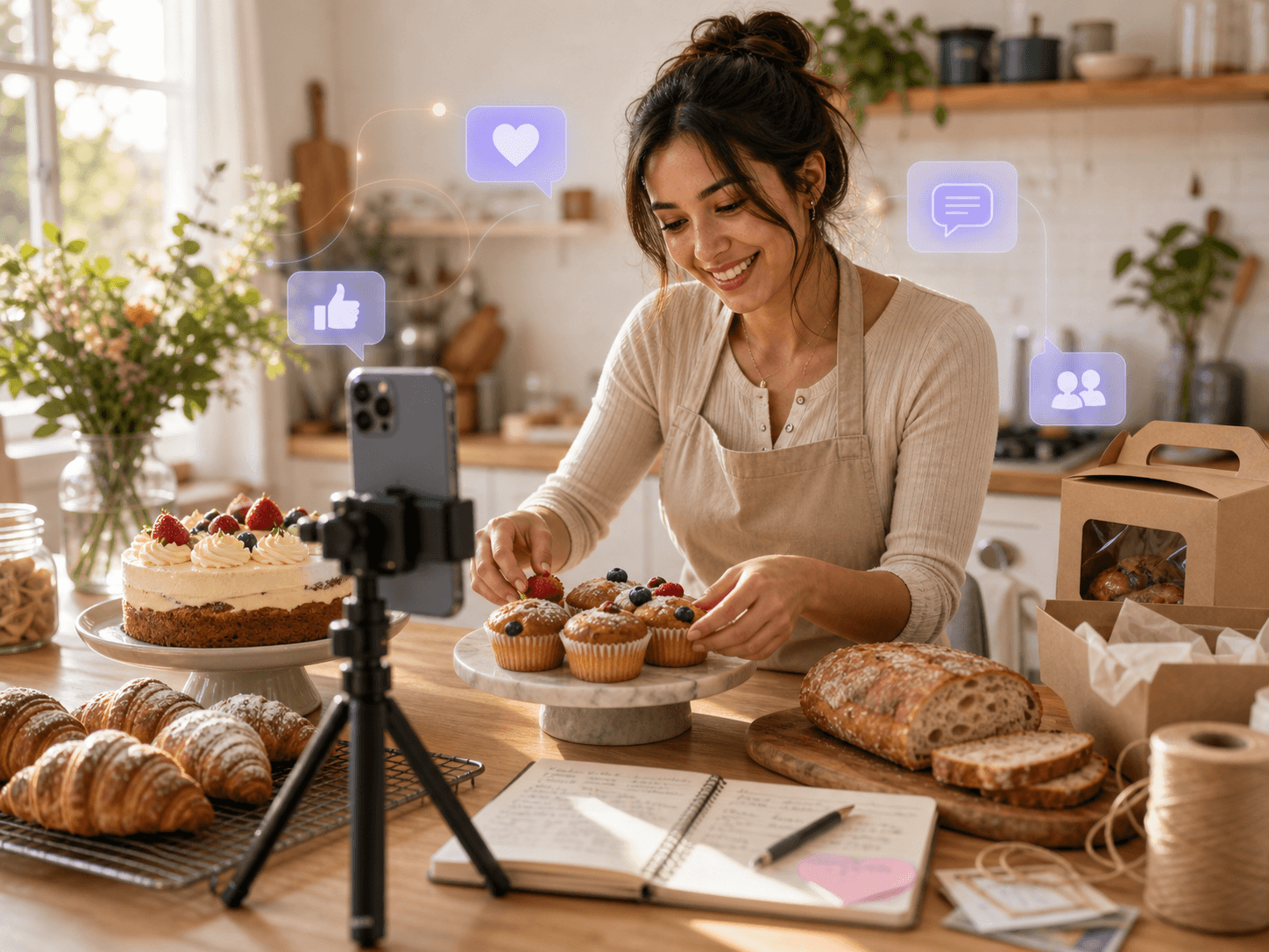 Home bakery shared on OpenCentric Social