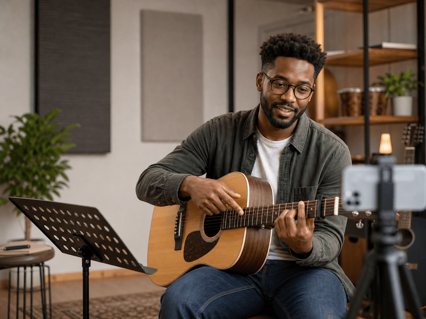 Guitar lessons shared on OpenCentric Social